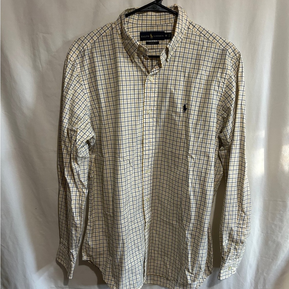 Ralph Lauren Cream Casual Button Down Shirt